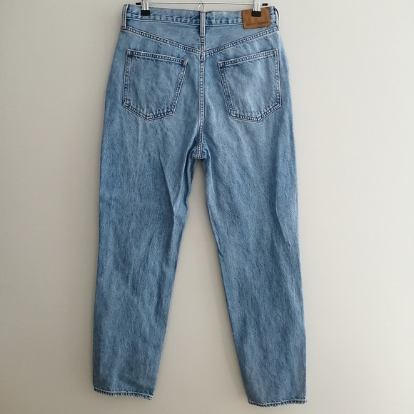 Aritzia Denim Forum The BF Boyfriend High Rise Loose Jeans Distressed 29 - Picture 4 of 16
